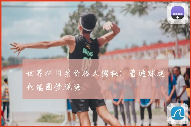 世界杯门票价格大揭秘：普通球迷也能圆梦现场